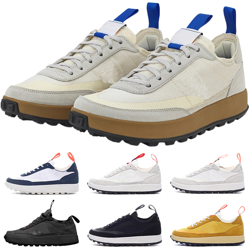 

Tom Sachs Craft General Purpose Running Shoes Men Women Light Bone Wheat Yellow Black White Mens Trainers Outdoor Sports Sneakers, #4 black white 36-45