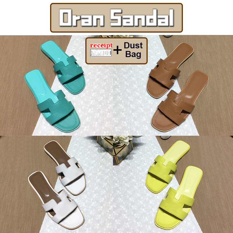 

Men Women Sandals Oran Sandal Summer Beach Slippers Lychee Skin White Brown Triple Black Maroon Fonce Alezan Etoupe Grey Lime Classic Shoes, Shoe box