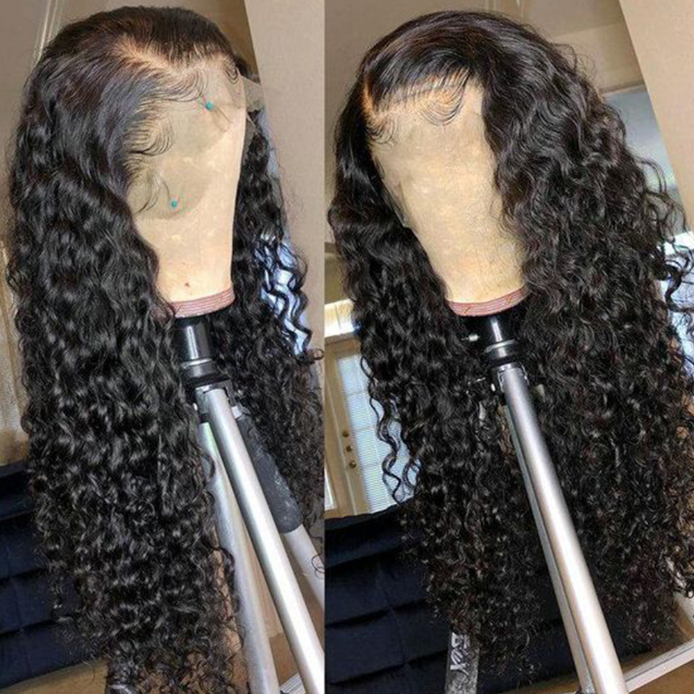 

LX Brand Brazilian Hair Wigs Lace Wigs For Black Women Frontal Wig Human Hair 4x4 5x5 Lace Closure Wig 13x6 Lace Curly Wigfactory direct, Natural color