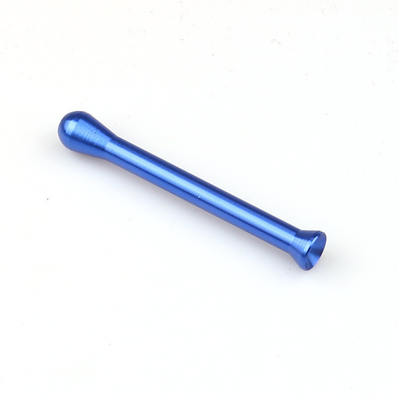 

Mini metal smoking pipes Aluminum alloy toilet suction filter pipe hot selling snuff bottle