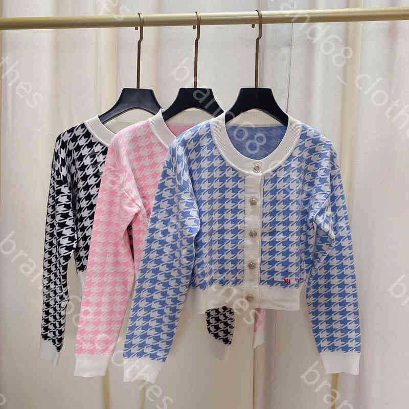 autumn designer women sweaters wool knit long sleeve knitwear high quality sweater cardigan clothes hoodies d..r brand logo casual womens coat fe