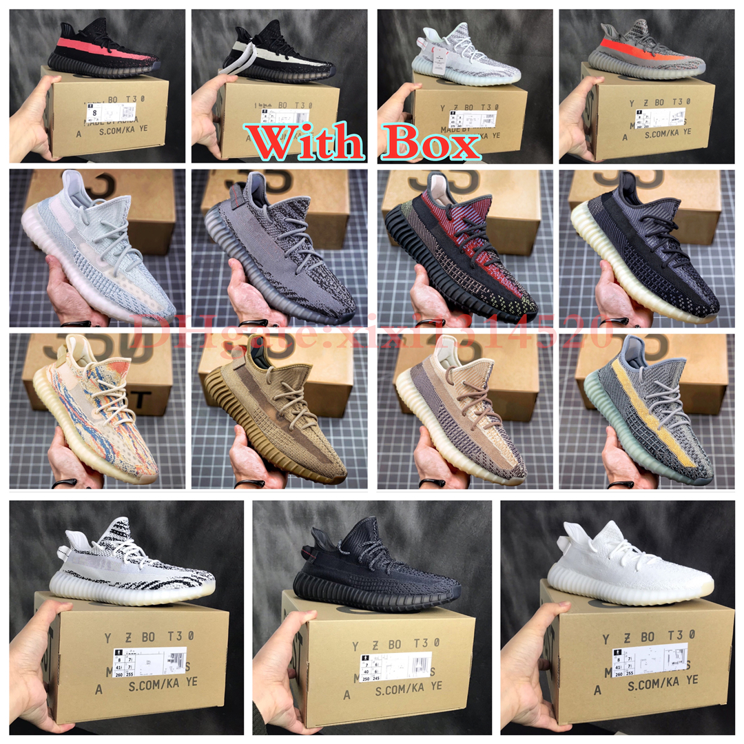 2022'V2''YEEZIES''BOOSTs''yezzies''350 Running Shoes Sesame Butter Semi-frozen Yellow Cream Zebra Mens