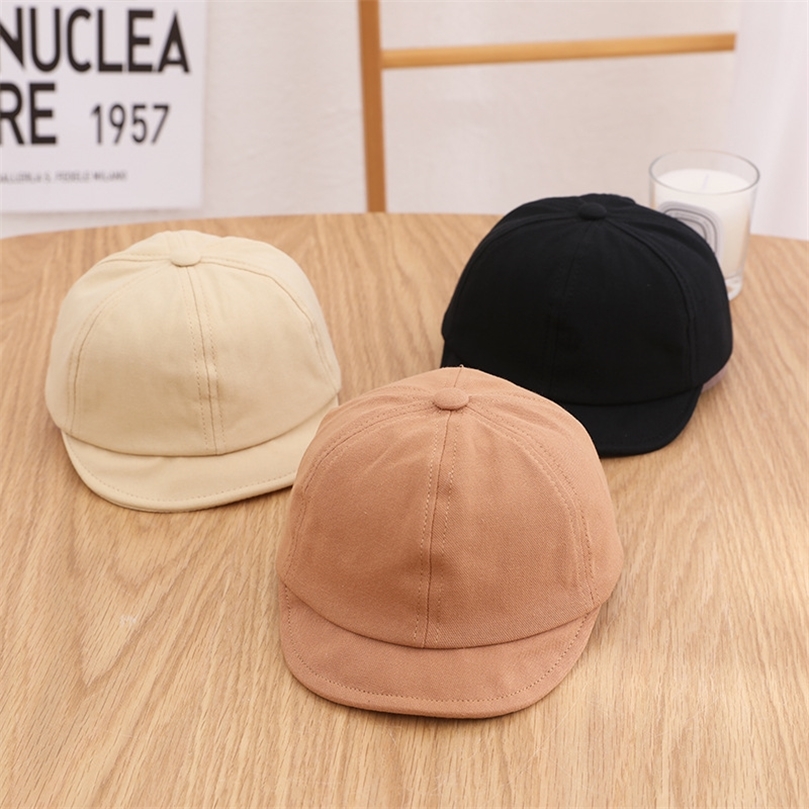 

Topi Bisbol Bayi Pinggiran Lembut Warna Murni Musim Panas Pantai Anakanak Pelindung 220611, Beige