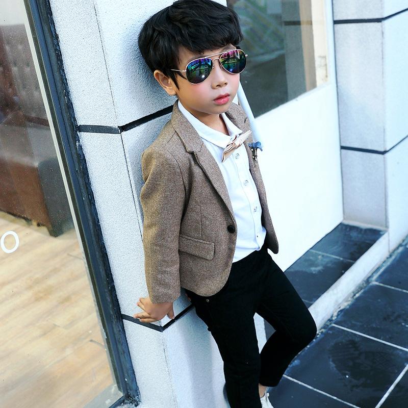 

Girl's Dresses Children Suit Autumn Style Childrenswear Coat BOY'S Formal Dress Flower Boys/Flower Girls SetGirl's, White casual pants