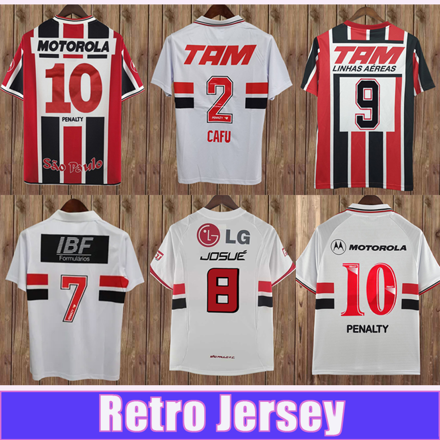 

91 92 93 Sao paulo Mens Soccer Jerseys ELIVELTON ANILTON Home White Away Red RETRO Football Shirt Camisetas de futebol Short Sleeve, Fg8794 1999 2000 away