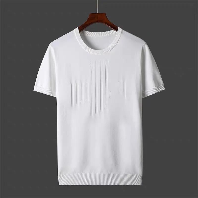 

Men's T-Shirts Summer 2022 Men Short Sleeve O-neck Slim Fit T-shirt Male Solid Color Tees Shirts Fashion Casual Knit T Shirt A21Men's, Zong se