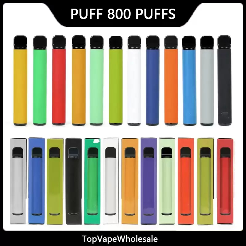

Puff 800 Puffs Disposable Vapes Cigarette 80 Colors Pod Cartridge 550mAh Battery 3.2ml Pre-Filled Vape Pen Pods Stick Portable Vaporizer