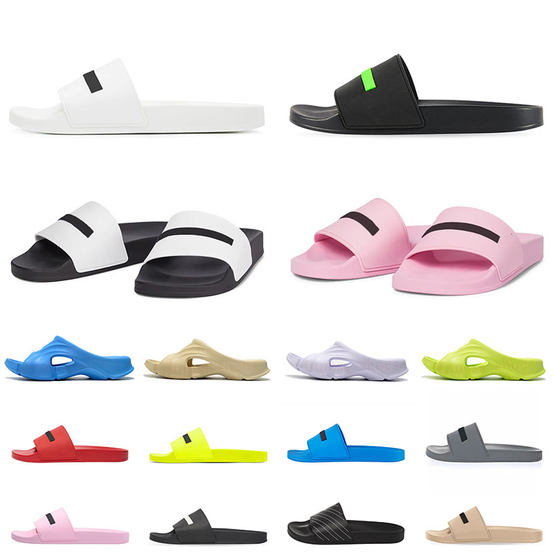 

Classic Bl Paris mens womens Slippers Designer Famous Sandals Slides Luxury Ladies Beach Shoes Top Quality Triple White Black Beige Pink Pool Slider Fashion Slipper, Blue