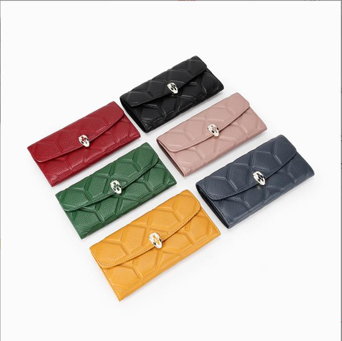 

High Quality lady's Iconic Fashion Long Wallet Coin Purse Card Case, Customize