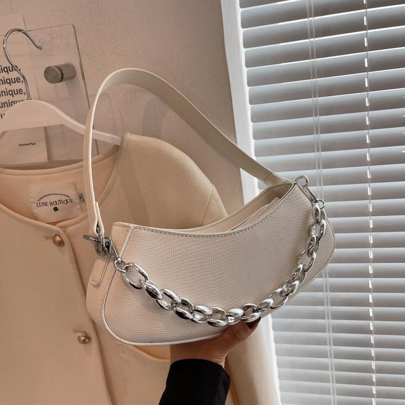 

Evening Bags Brand Designer Small Crossbody Bag Solid Color Underarm PU Leather Women Shoulder 2022 Fashion Ladies Handbags ClutchEvening, Beige