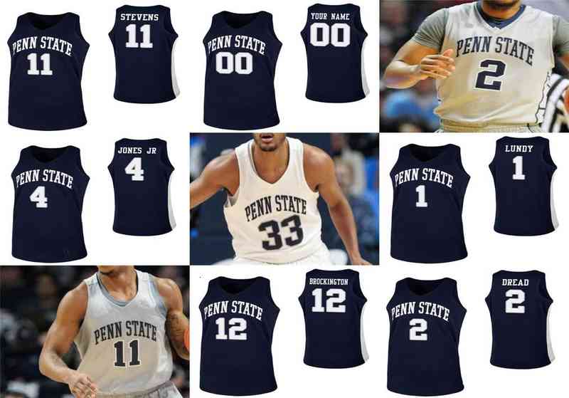 

Penn State Nittany Lions Jerseys Mens 14 Patrick Kelly Jersey 15 Trent Buttrick Taylor Nussbaum John Harrar College Basketball Wears Custom, Men's white