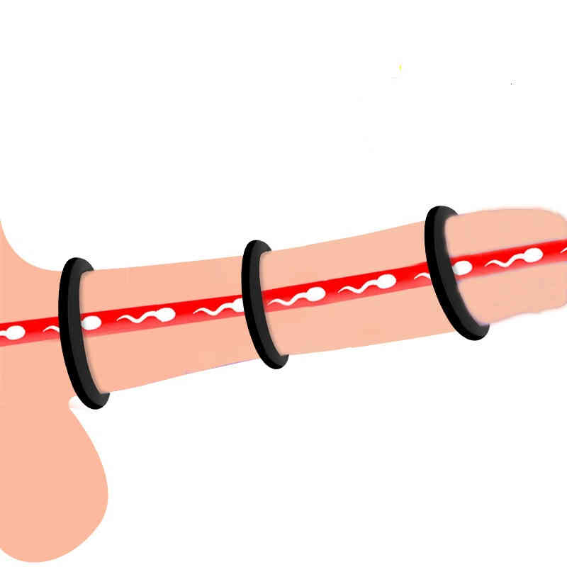 Massager Vibrator Sex Toys Silicone Penis s Cock Sleeve Crock Ring Trainer Delay-image-794020730