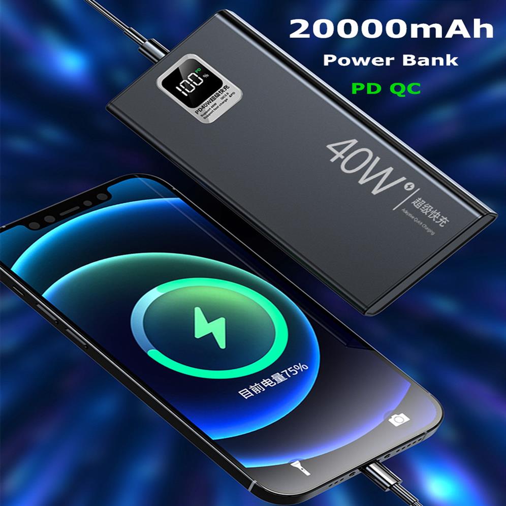 

50000mAh~ 12v 40w Power Bank Portable Charging Poverbank Mobile Phone External Battery308x