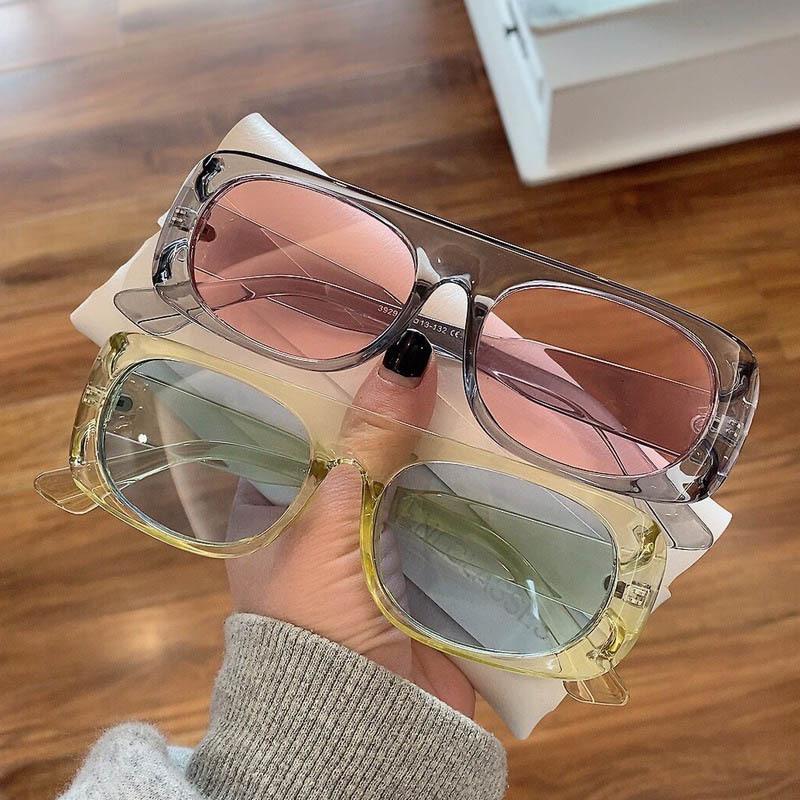 

Sunglasses Trendy Small Frame Women 2022 Fashion Unique Square Sun Glasses Ladies Retro Grey Pink Sunglass FemaleSunglassesSunglasses