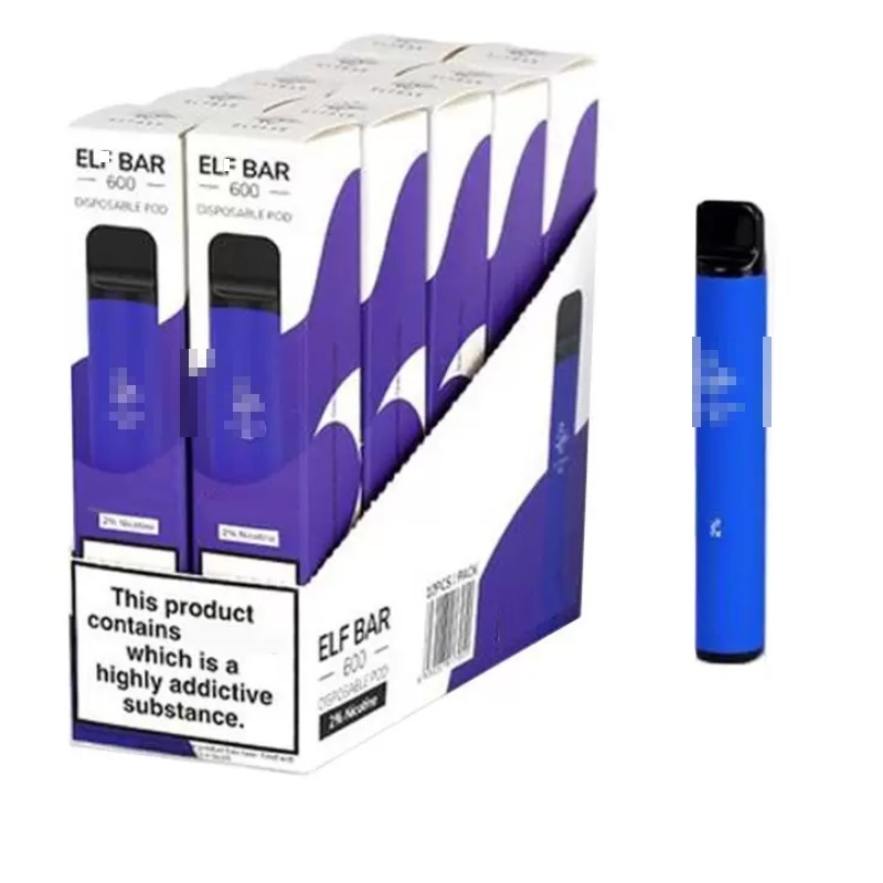 

ELFBAR 600 Puffs Disposable Vape Cigarettes Start Kit 600 Hit 2% 2mg 500mAh Battey Pre-filled 2ml Pods 10 pack Pink Lemonade