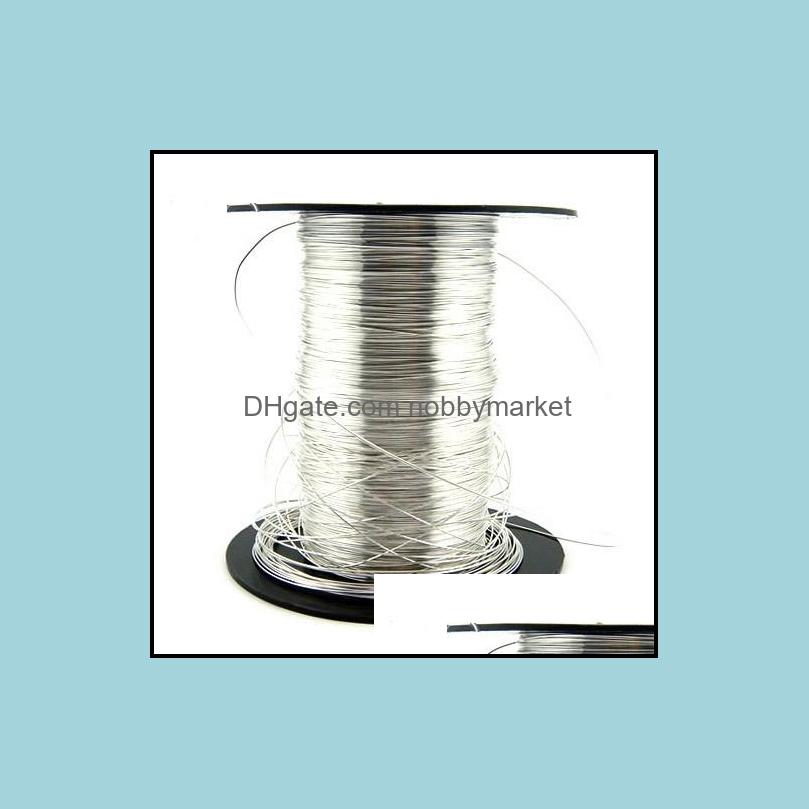

5Meters/Lot 925 Sterling Sier Cord Wire Findings Components For Diy Craft Jewelry Fashion Gift Xs006 Drop Delivery 2021 40Geb