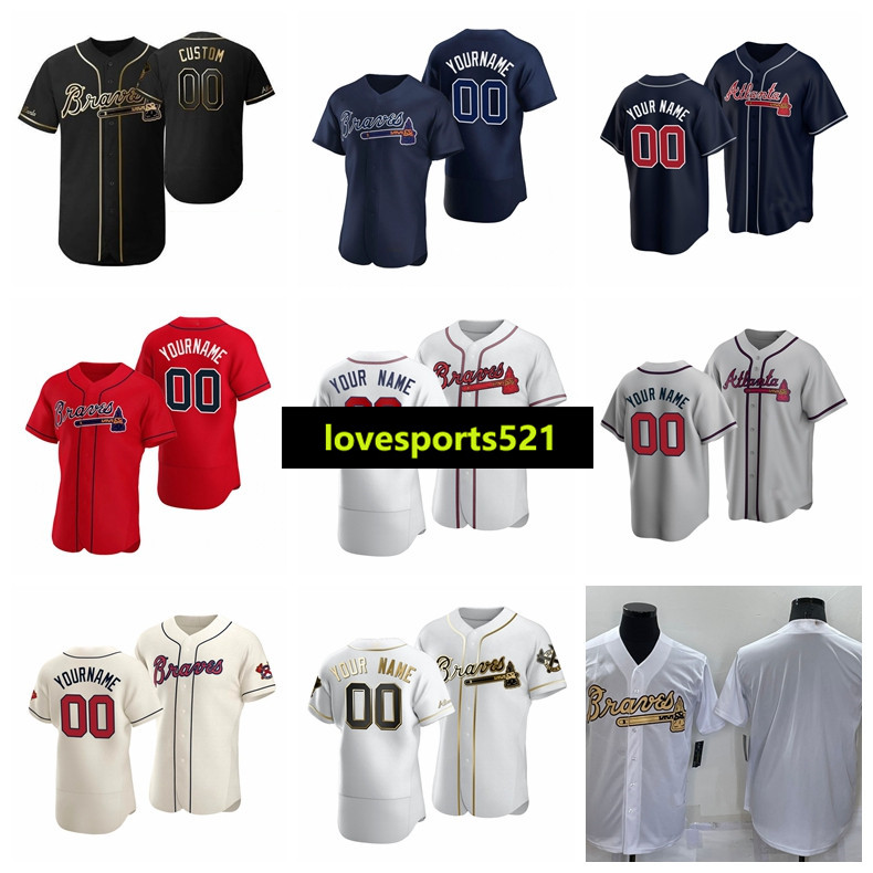 

Custom Atlanta''Braves Baseball Jersey 13 Ronald Acuna Jr. Jersey 7 Dansby Swanson 5 Freddie Freeman 20 Ozuna 1 Albies 40 Soroka men women youth 815, Nik