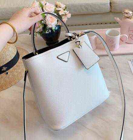 

7A+Classic NEONOE Shoulder Bags Real Leather Totes Bucket Bag Women Handbags Messenger Bags Flower Printing Crossbody Bag Purse, Red