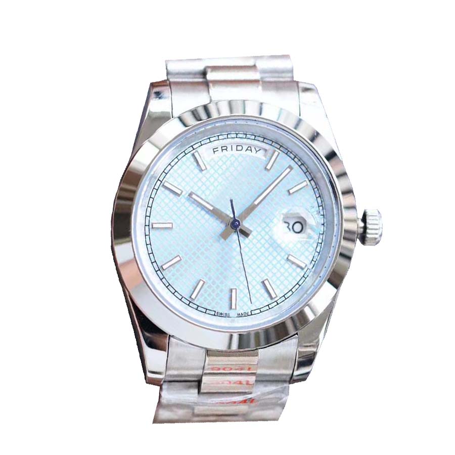 

Clean Factory Mens Luxury Watches Mechanical Automatic Daydate 904l Stainless steel Sapphire Glass Original Clasp Wristwatches Waterproof Luminous Watches, 58