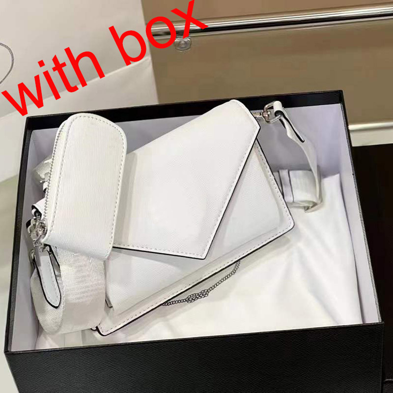 

Women Luxurys Designers Bags 2pcs set Crossbody Charming Handbag Purses Chain Strap Cross Ladies BodyFlap Purse ClutchTotes and Dust bag With Box 20*13cm, 2 with box