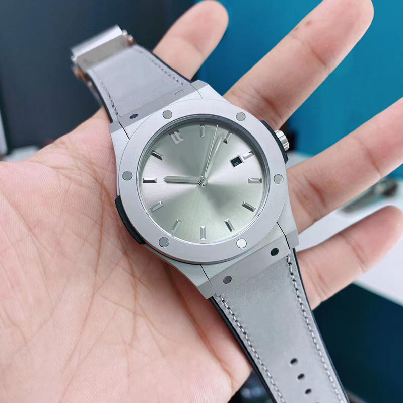 

Mens Automatic Mechanical Watch Rubber/Leather Strap 904L Stainless Steel Case Band 42MM Fashion Water Resistant Sapphire Watches montre de luxe, Freight