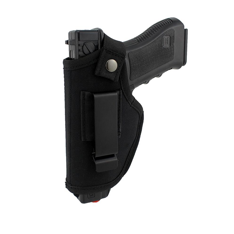 

Concealed IWB OWB concealed carrying pistol holster with metal clip, suitable for most gun models269M, Black