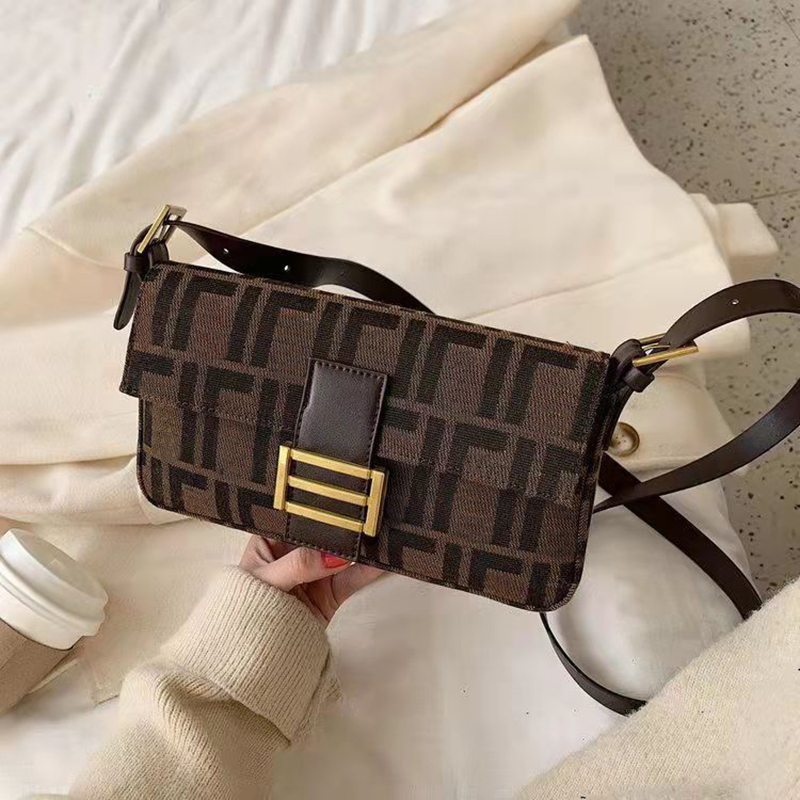 

Designers Women Handbags Nylon Crossbody Shoulder Bag Messenger Bags Purse Wallet, Coffee