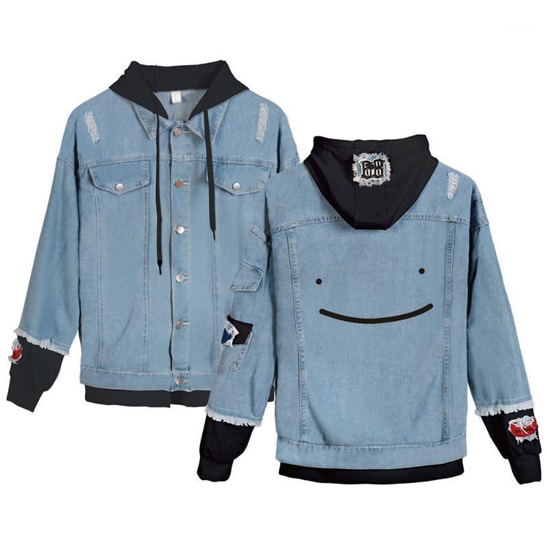 Men's Jackets Dreamwastaken Denim Jacket Winter Mens And Coats Dream Smp Hooded Fashion Women Jean Male Cowboy