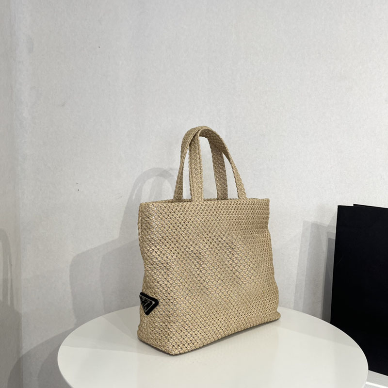 

Designer Hand Woven Beach Bags for Women's Handbags for Summer Vacation Casual Sizes 24 24 8, Beige 24x24x8cm