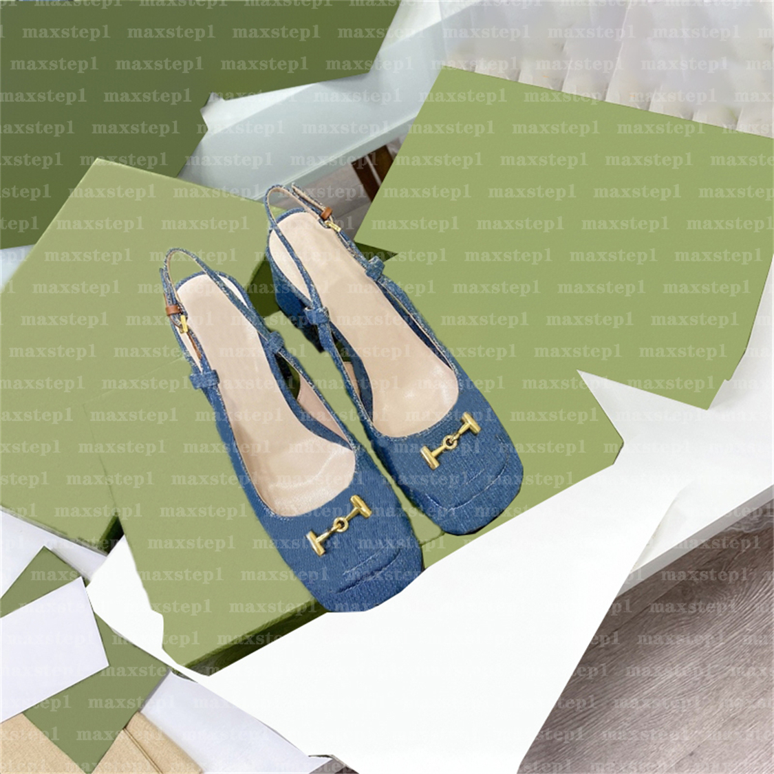 

Luxury Shoes Woman Designer High-heeled Ladies Luxurys Designers Dress Shoes Vintage Casual Shoe Sandal Onthego Hottest Heels Maxstep1, #8601