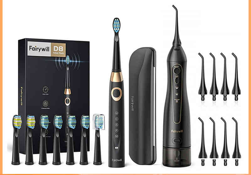 

NXY Toothbrush Fairywill Water Flossers Oral Irrigator 300ml Dental Flosser Irrigator Teeth Cleaner 3 Modes Waterproof Teeth Cleaner for Adult 0409