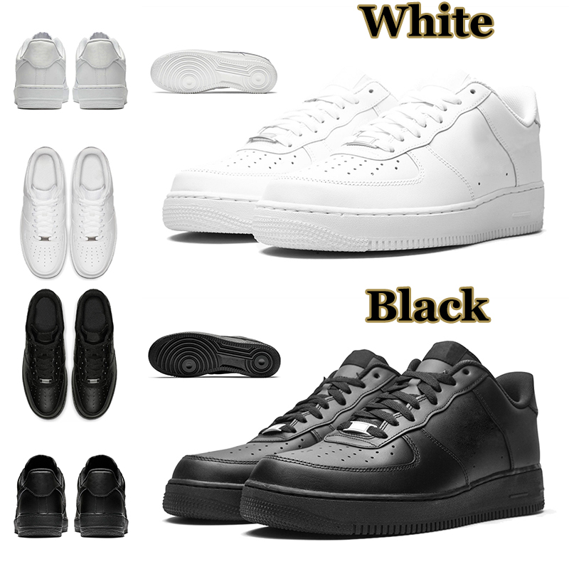 

Classic Men Women Casual Shoes Triple Black White Mens Trainers Fashion Outdoor Sports Sneakers Walking Jogging Platform 36-45