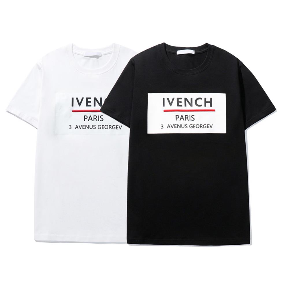 

21SS Mens Women T Shirts high quality casual fashion pure cotton printing black white men and womens T-shirt Asian size M-3XL304k, Extra amount