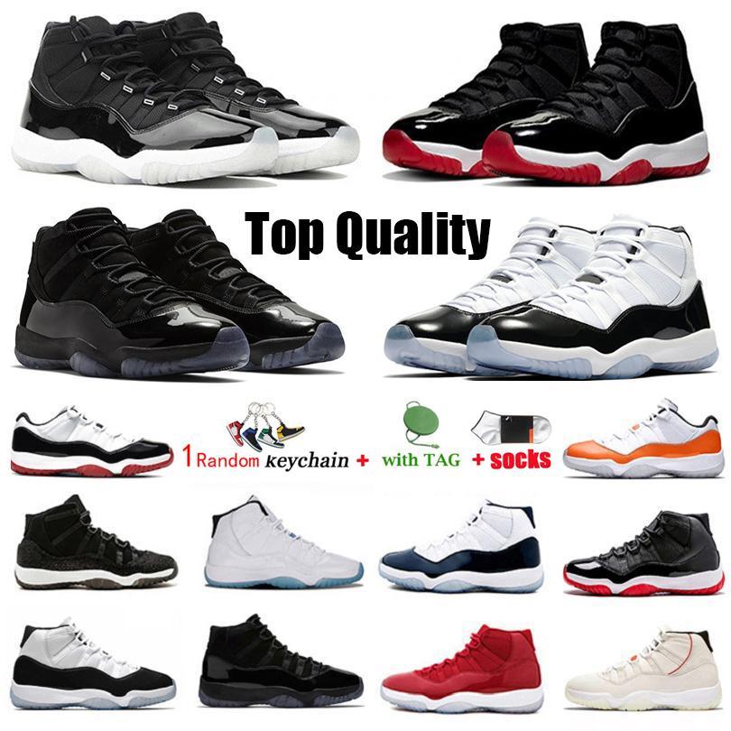 

Jumpman 11 With Box mens basketball shoes 11s Sports Sneakers trainer cool grey animal legend blue citrus closing cap and gown platinum tint Designer men women, 27