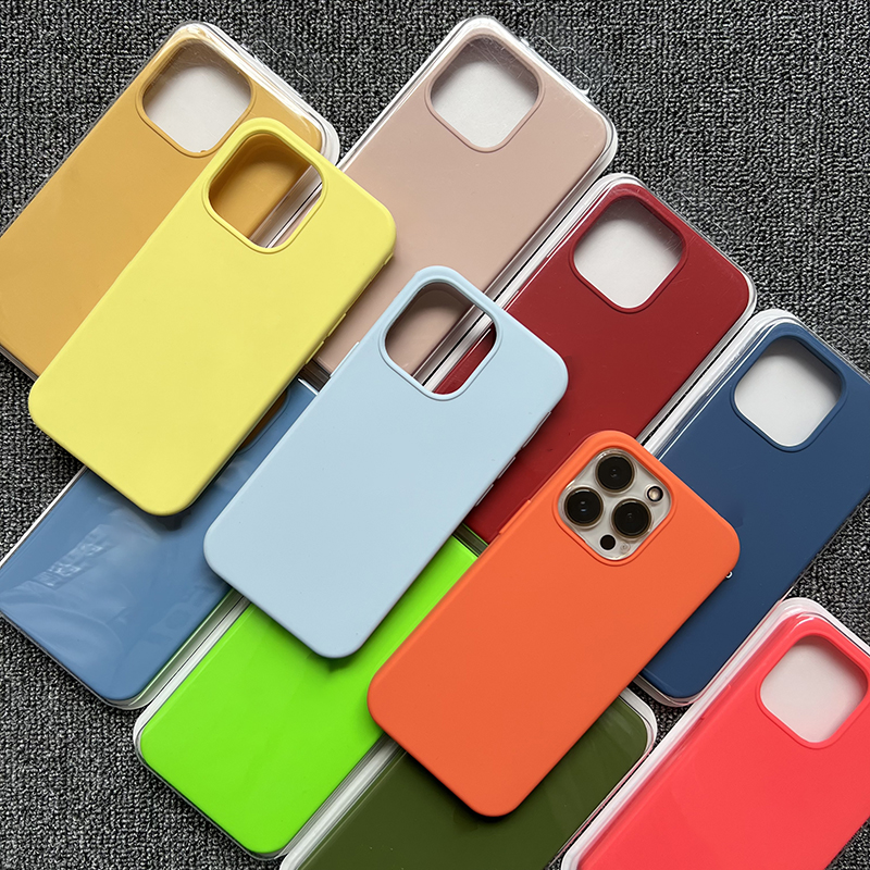 For iPhone 12 13 14 Pro Max Cases Silicone XS XR X 7 8 14 Plus 3in1 Defender Shockproof non-slip Original Liquid Protective Cover-image-763719524