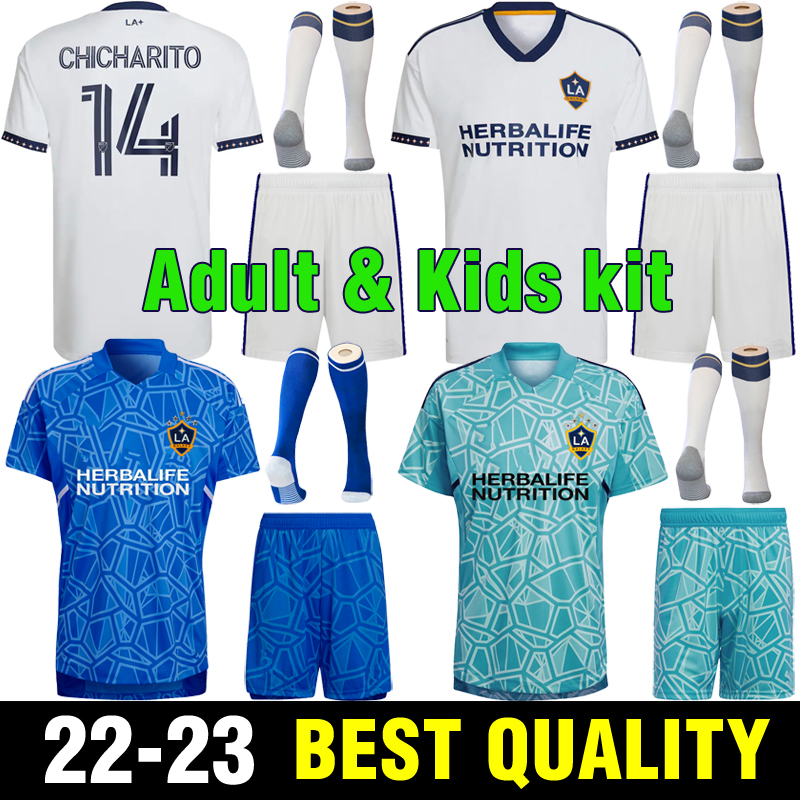

2022 2023 LA GALAXY Soccer Jersey CABRAL CHICHARITO men Kids set Fans Goalkeeper LLETGET J.DOS SANTOS D.COSTA ARAUJO 22 23 KAMARANavy football Shirts