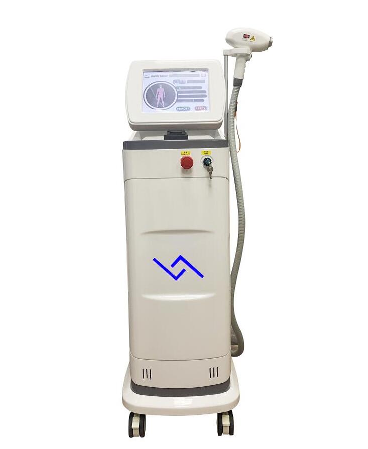 

Germany imported zipp 3 Wavelength Diode Laser painless permanent hair removal machine directly Result for all skins with strong cooling system