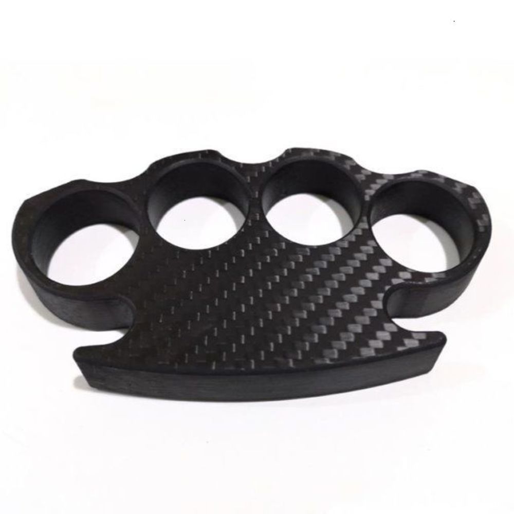 

Palm Carbon Fiber Full Holding Finger Tiger Fist Buckle Four Self Edc Defense Stab Ring Legal Articles 6W9R