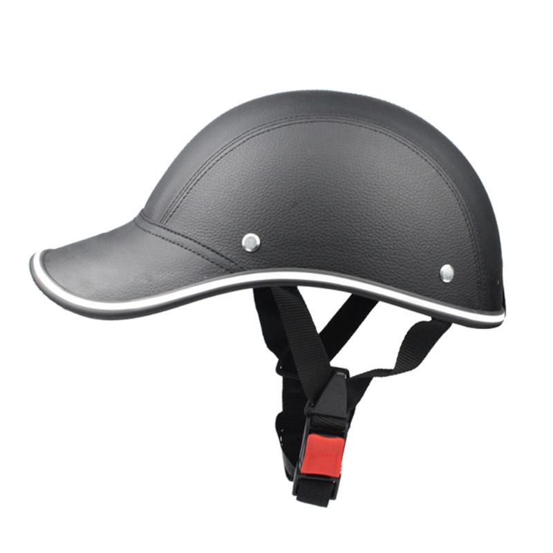 

Motorcycle Helmets 2022 Baseball Cap Style Half Helmet Safety Hard Hat Face Vintage Summer Visor Scooter, As show