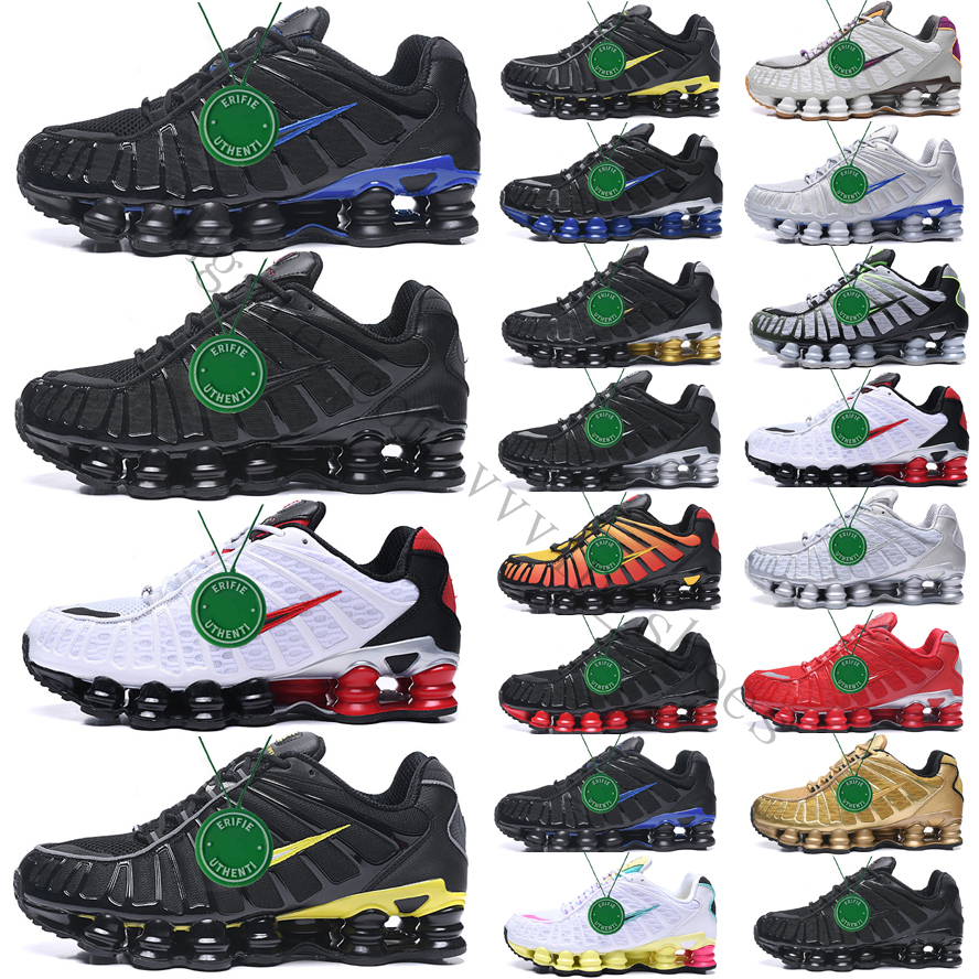 

with box shox supreme tl r4 mens running shoes Triple BlACK White Metallic Silver 802 809 Shoxs Chaussures DELIVER OZ NZ University Red Trainers Zapatillas Sneakers, # 8