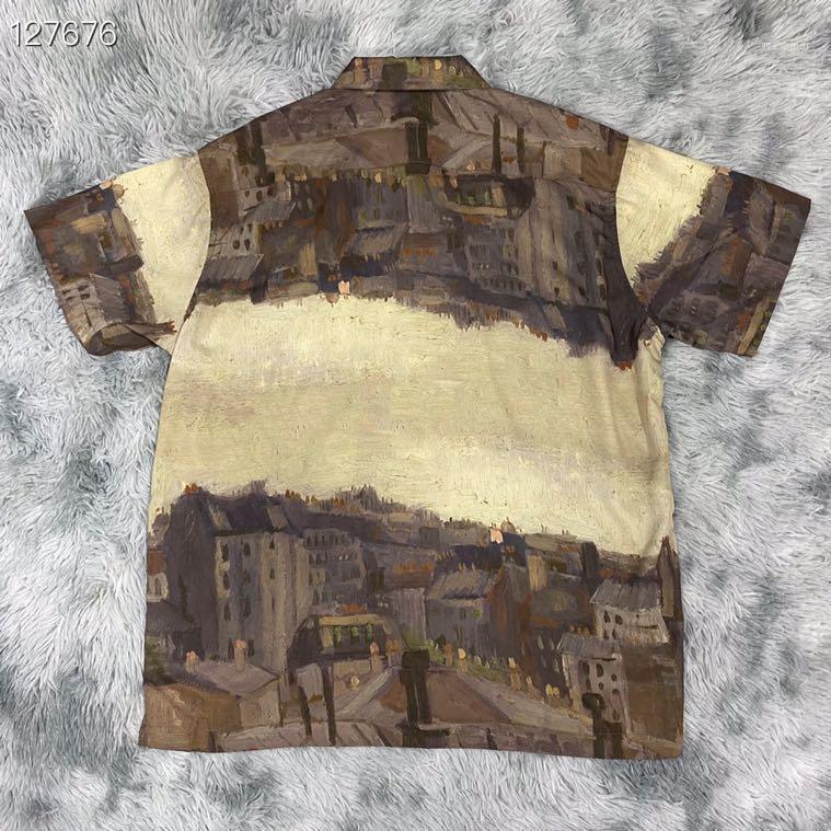 

Men' Casual Shirts W1515 Fashion 2022 Runway Luxury European Design Party Style Clothing, Brown