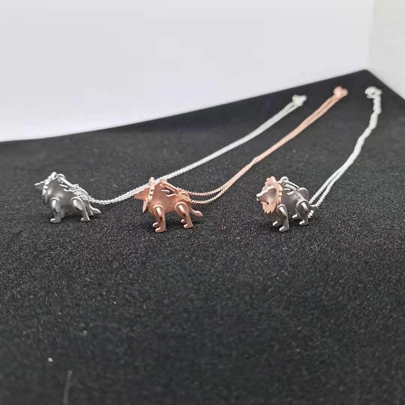 

Pendant Necklaces Female Trend Fashion Little Lion Necklace Original High Quality Jewelry GiftPendant