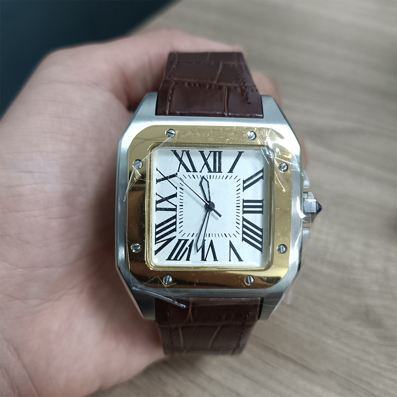 

Luxury Watch men watches 40MM Wristwatches brand sport high quality 100 XL black men date automatic mechanical sports leather belt Original zc