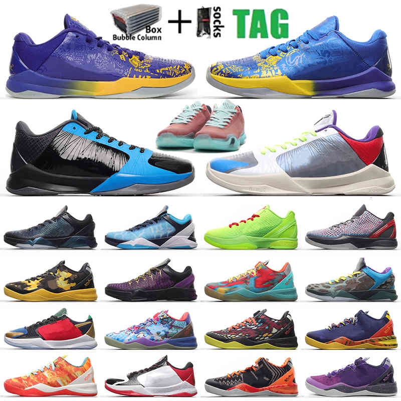 

Mamba Zoom 5 6 series Protro System Basketball Shoes What If Lakers Bruce Lee Big Stage Chaos Prelude Metallic Gold Rings Men 7 8 Collection, 42