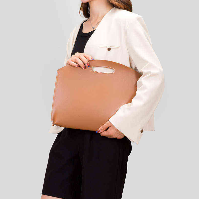 

Laptop Bag Waterproof Pu Women's Fashion Versatile 13.3/14/15.6 Inch Briefcase 220718, Milk-white