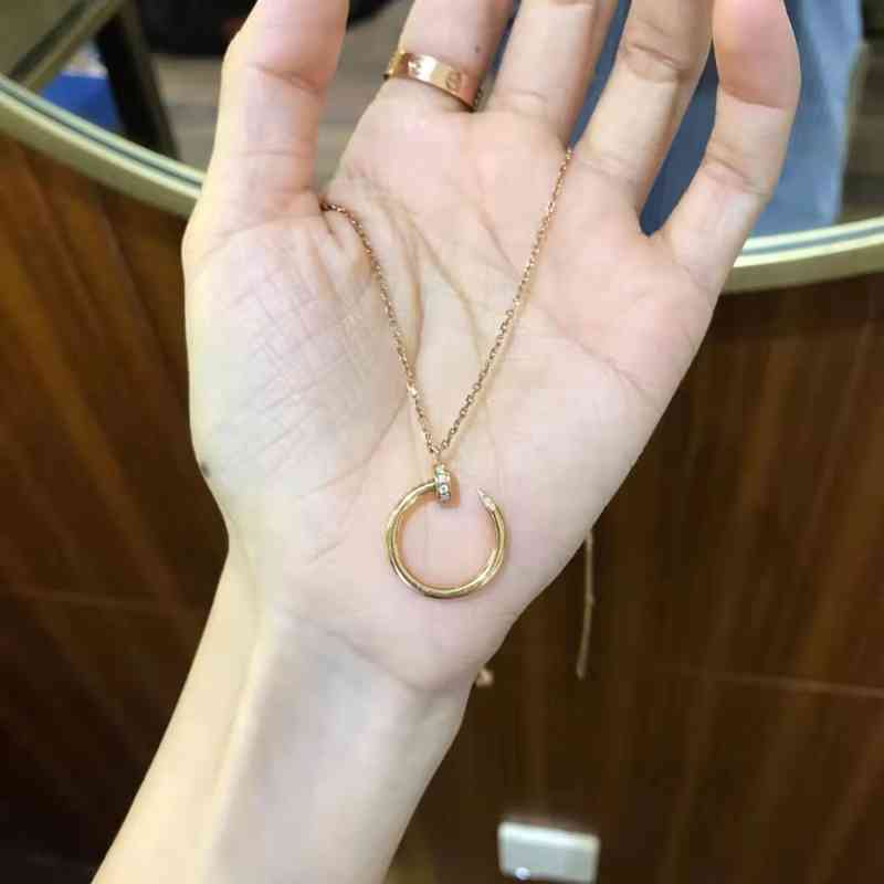 

designer Compare with the original CNail necklaces women's design creativity light luxury