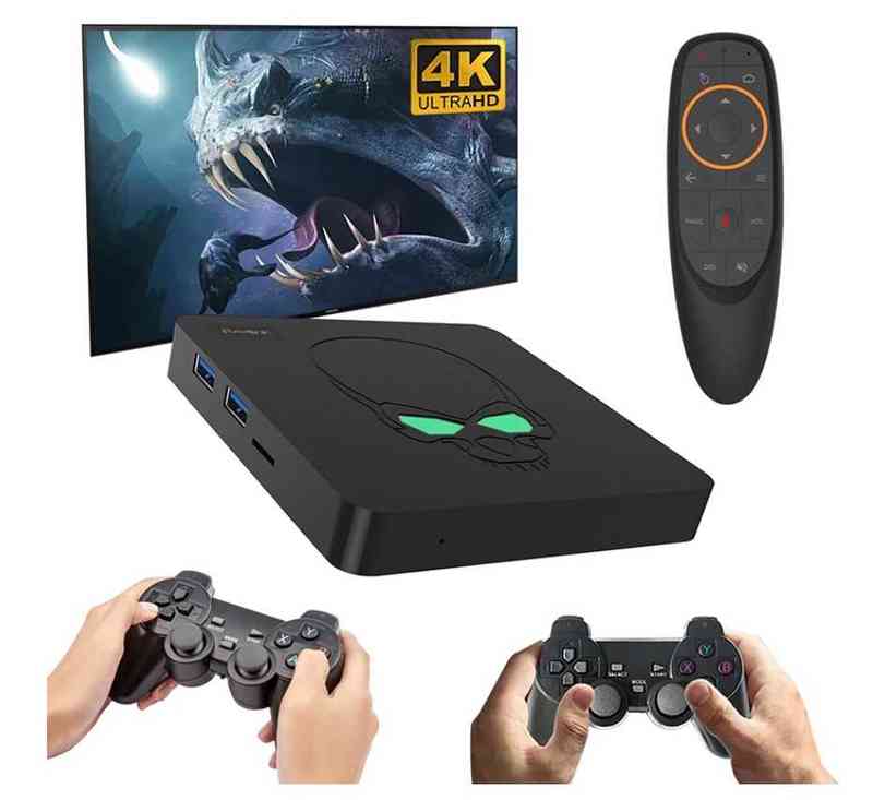 

Beelink Super Console X King Retro Video Game Console For PSP/PS1/SS/N64 Android 9 Amlogic S922X TV Box With 49000 Games Player H220426