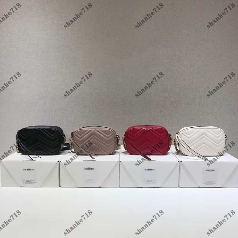 

Real Cowhide Marmont Camera Bag Women Shoulder Crossbody Bags Top Quality Designer Handbags Luxury Lady Purses Mini Totes Clutch Wallets, Bubble paper package