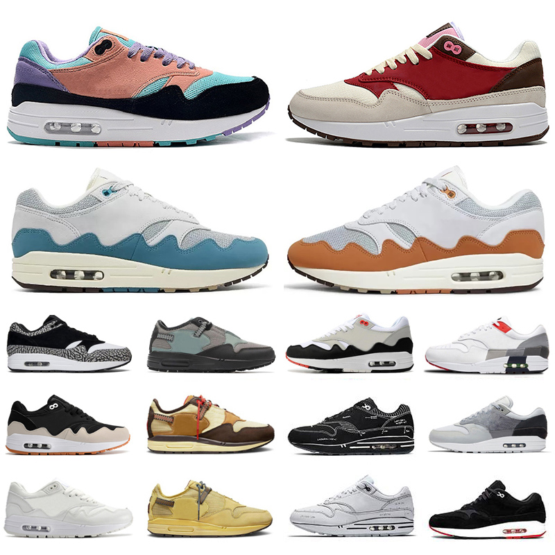 

2022 Top Quality Atmos WATERMELON 87 running shoes Anniversary 1 Piet Parra Premium lunar Daisy Pack DELUXE Cactus Jack Wholesale sneaker size 36-46, Color 6