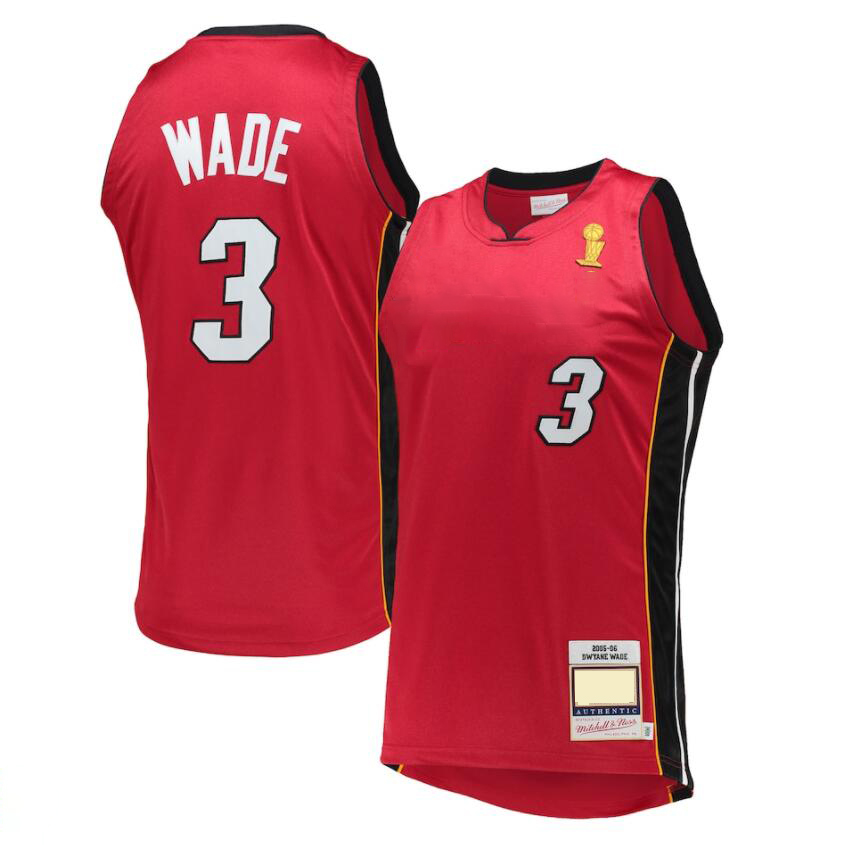 Stitched Basketball jersey Dwyane Wade Mitchell and Ness 2005-06 11-12 classic retro jerseys Men Women Youth S-6XL